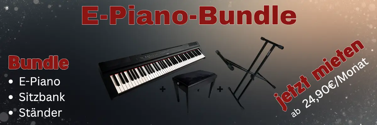 E-Pianos und Keyboards bequem mieten